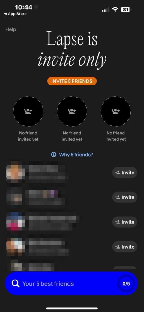 Photo-sharing app Lapse hits top of the App Store by forcing you to invite your friends