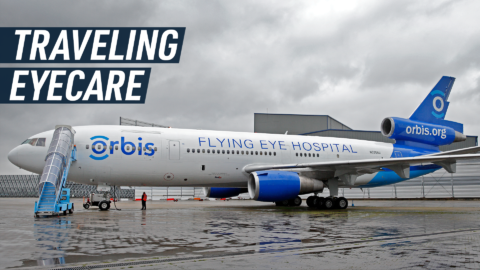 A flying hospital is fighting preventable blindness