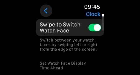 Apple Watch’s swipe to switch face: How to enable it