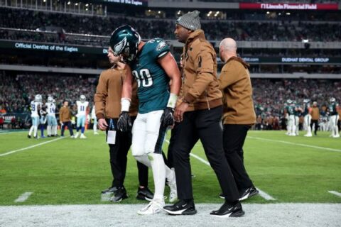 Eagles TE Dallas Goedert has fractured forearm, sources say
