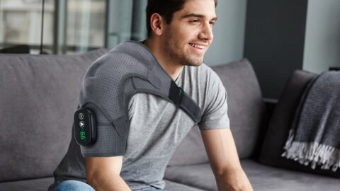 Grab this heated shoulder massager on sale for $56