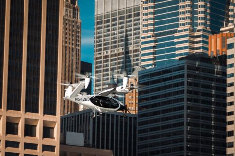 Joby, Volocopter fly electric air taxis over New York City