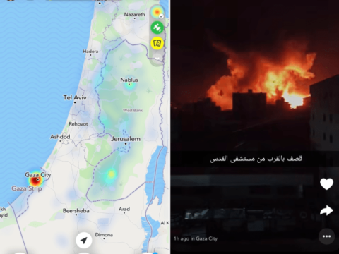 People are turning to Snap Map for firsthand perspectives from Gaza