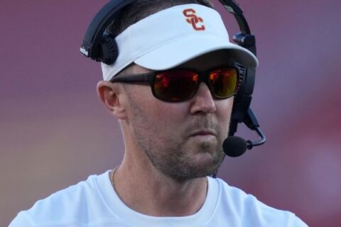 Southern Cal out of AP poll for first time under Lincoln Riley
