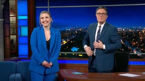 Stephen Colbert announces Taylor Tomlinson as new late night host
