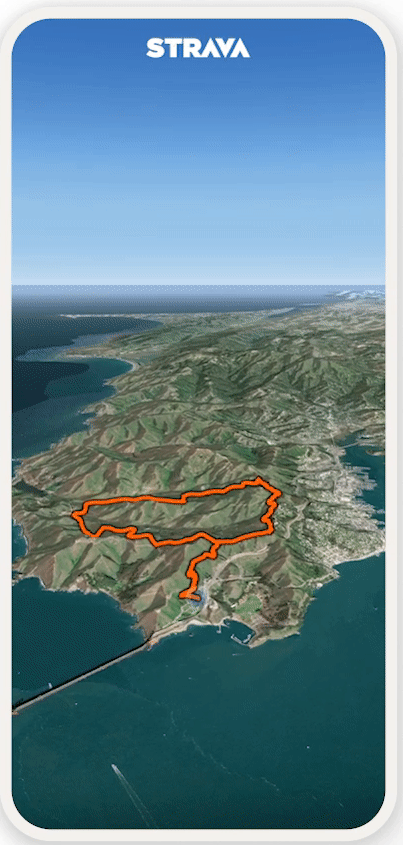 Strava launches Flyover, an aerial 3D video recap of all your GPS activities