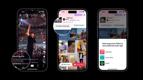 TikTok’s ‘add to music app’ feature lets you save songs directly to Spotify and Amazon Music
