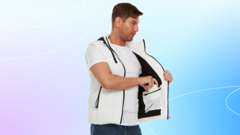 Warm up with a heated vest and power bank for $80