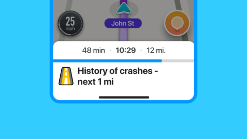 Waze to warn users of roads with history of crashes