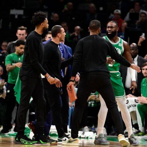 Celtics’ Jaylen Brown sounds off after first career ejection