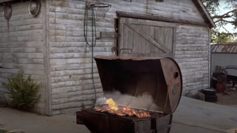 “Fast and Furious” yule log? Try this hour-long BBQ.