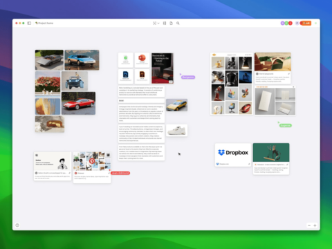 Meet Kosmik, a visual canvas with an in-built PDF reader and a web browser