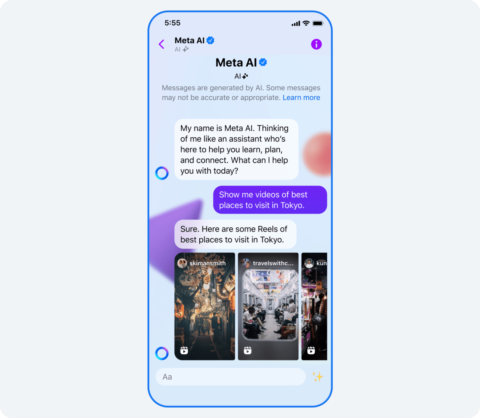 Meta AI adds Reels support and ‘reimagine,’ a way to generate new AI images in group chats, and more