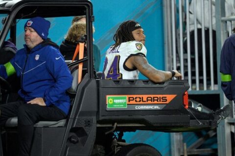 Ravens RB Keaton Mitchell (knee) likely out for season