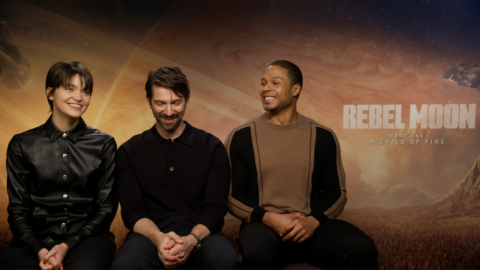 ‘Rebel Moon’ stars on filming a Zack Snyder slow-mo shot