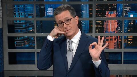 Stephen Colbert has some brutal jokes about Tucker Carlson’s streaming network