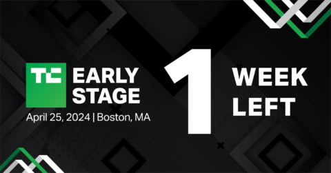 1 week left to save $300 on passes to TechCrunch Early Stage 2024