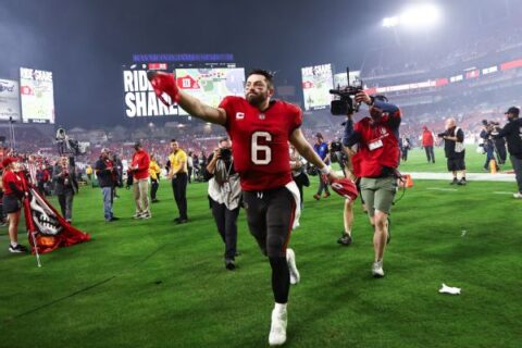 Baker Mayfield leads underdog Bucs to surprising playoff win