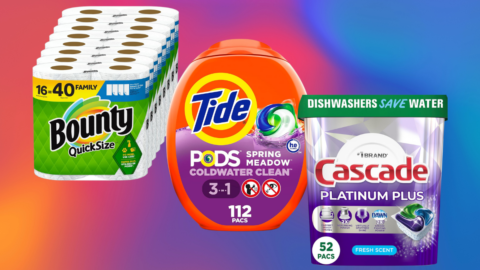 Get a $20 Amazon credit when you spend $80 on P&G products