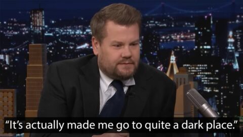 James Corden tells a hilariously tragic story about his life post-late night