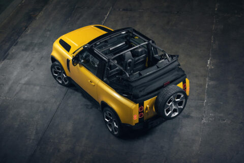Land Rover Defender convertible enters production