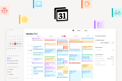 Notion launches a stand-alone calendar app