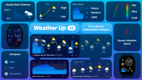 Weather Up puts a fully interactive weather app into an iOS widget