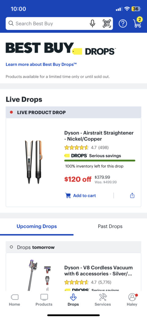 Dyson Airstrait deal: Save $120 via Best Buy Drops