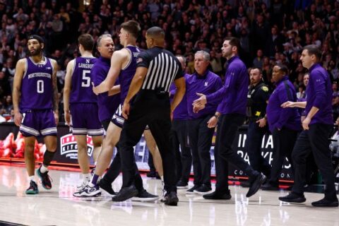 Ejected NU coach Chris Collins – free-throw disparity ‘crazy’