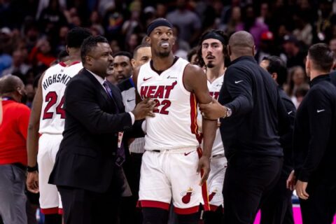 Heat’s Jimmy Butler among 4 ejected after scuffle with Pelicans
