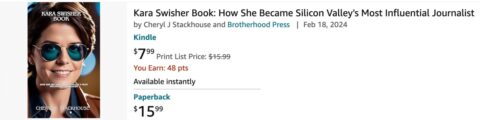 If you’re buying the Kara Swisher book on Amazon, make sure it’s not an AI-generated knockoff