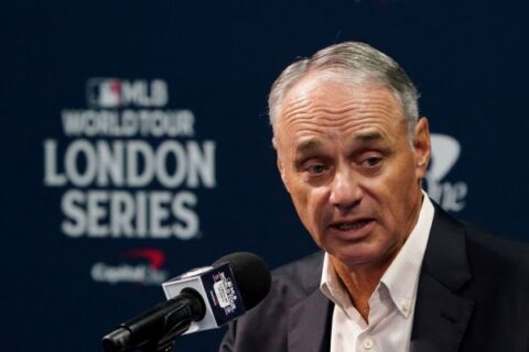 Rob Manfred says he will step down as MLB commissioner in 2029