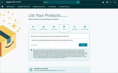 Amazon’s latest AI feature lets sellers automatically generate a product page