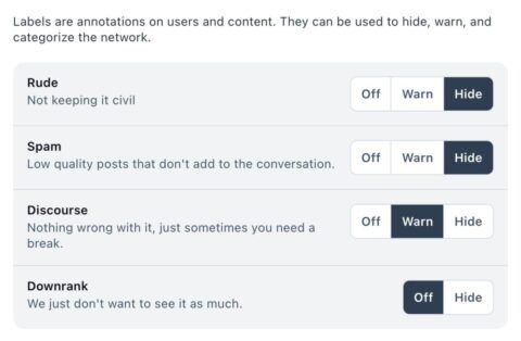 Bluesky is letting users customize how content is moderated