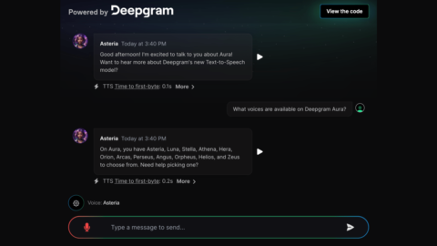 Deepgram’s Aura gives AI agents a voice
