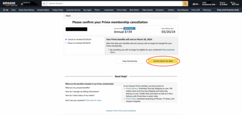 How to cancel your Amazon Prime membership