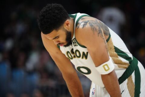Jayson Tatum off mark in clutch as Celtics fall to Nuggets