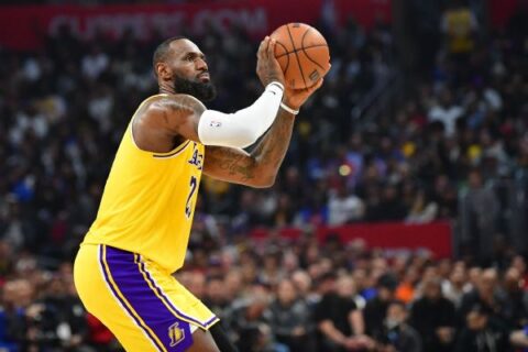 LeBron James says ‘I’ll be all right’ after ankle causes exit
