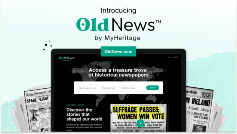 MyHeritage launches OldNews.com, a website with access to millions of historical newspaper pages