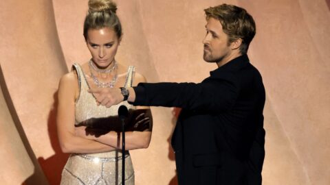 Oscars 2024: Ryan Gosling and Emily Blunt bring Barbenheimer beef to the Academy Awards