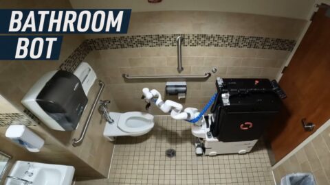 Somatic’s bathroom bot is trained to clean up after you