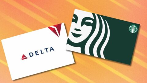 Best gift card deal: Get a free $20 Starbucks gift card when buying a $300 Delta gift card