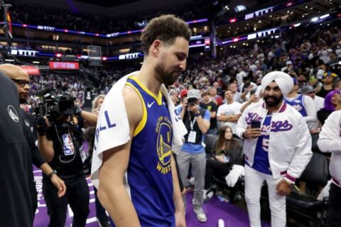 Curry, Green and Kerr’s support ‘means a lot’ to Klay Thompson
