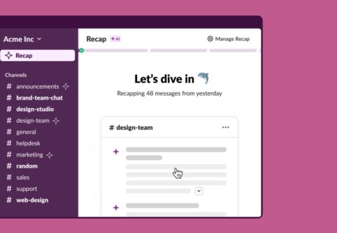 [EMBARGO 4/18 at 8 am ET] Slack’s new AI ‘Recap’ feature will send you a daily digest of important convos