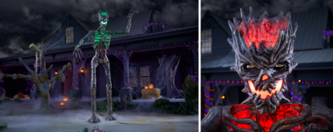 Home Depot Halfway to Halloween sale: 12-foot skeleton, skeleton dog to arrive April 25