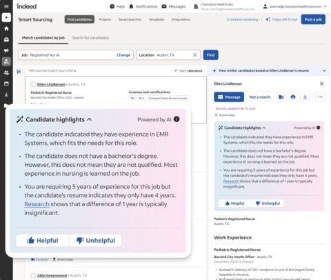 Indeed announces AI-powered work experience writer and support for multiple resumes