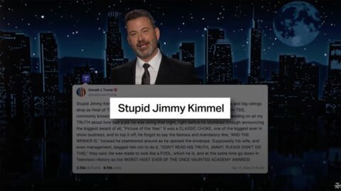 Jimmy Kimmel gives a line-by-line response to Trump’s Truth Social rant