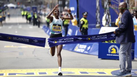 Kenyan Hellen Obiri defends women’s title at Boston Marathon