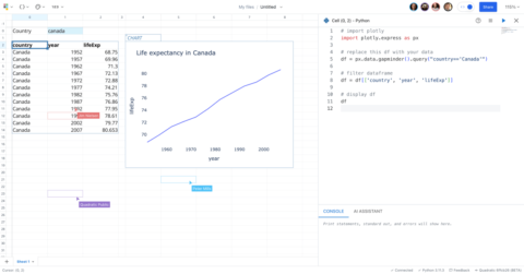 Quadratic is reimagining the spreadsheet with a focus on data