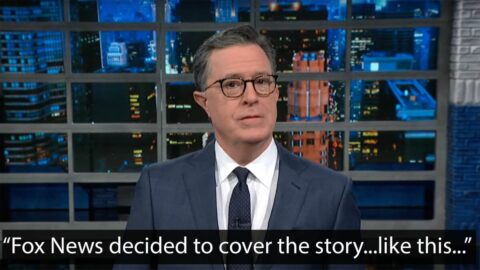 Stephen Colbert mocks Fox News’ solar eclipse coverage